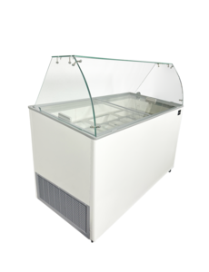 Combisteel Schepijsvitrine Java 8x 5 liter | -24/-14°C | 1184x727x1229Hmm
