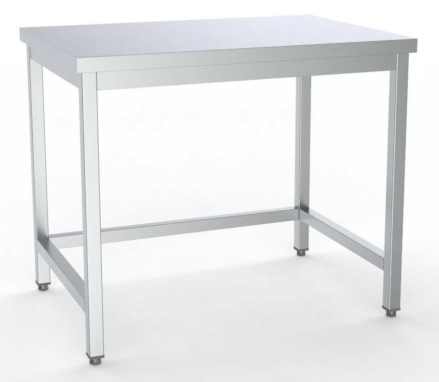 Combisteel Werktafel Open Onderstel Demontabel | 2000x600x900(h)mm