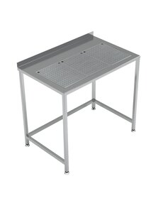 Combisteel Werktafel met Geïntegreerde Lekbak | 1000x650x900(h)mm