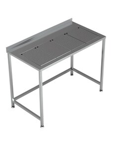 Combisteel Werktafel met Geïntegreerde Lekbak | 1200x650x900(h)mm
