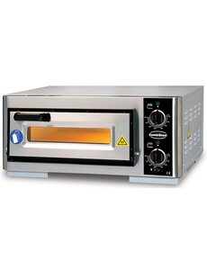 Combisteel Elek. Pizzaoven Enkel 1x1 | 230V | 630x600x290(h)mm