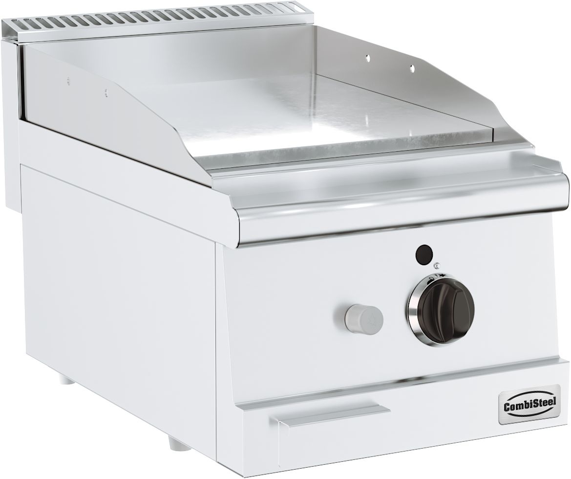 Combisteel Base 600 Gasbakplaat Chr. Enkel | Tafelmodel | 6kW