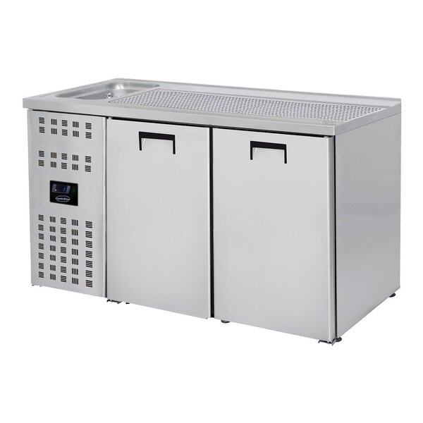 Combisteel Bierkoeler 2 Deuren 1l | 230V | 1550x700x950(h)mm