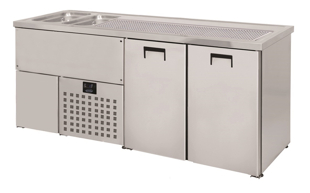 Combisteel Bierkoeler 2 Deuren 2l | 230V | 1950x700x950(h)mm