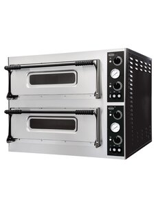 Combisteel Pizzaoven Dubbel 2 X 6 | 400V | 975x1214x745(h)mm