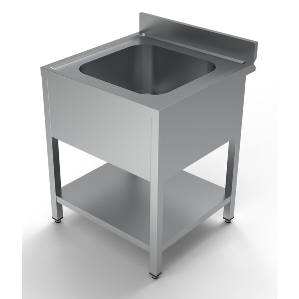 Combisteel Spoeltafel Bodemschap 1 Midden | 700x700x850(h)mm
