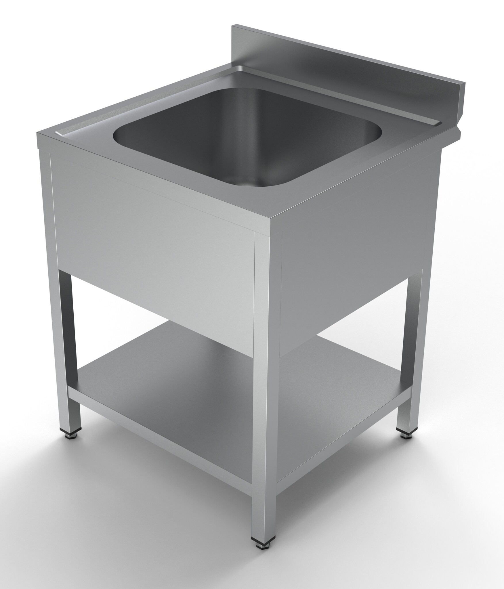 Combisteel Spoeltafel Bodemschap 1 Midden | 700x700x850(h)mm
