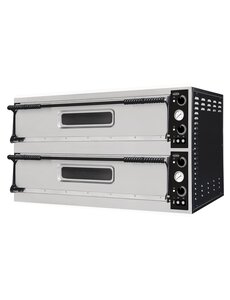 Combisteel Pizzaoven Dubbel 2x3 | 400V | 1305x600x745(h)mm
