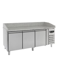 Combisteel Pizzawerkbank 3 Drs | 230V | 2025x800x1000(h)mm