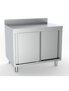 Combisteel Werktafel Schuifdeuren Rand | 2000x600x850(h)mm