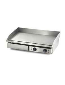 Combisteel Elektrische bakplaat met twee instelbare thermostaten | 230 Volt | 7455.1080