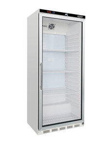 Combisteel Koelkast met glazendeur 620 liter | +2/+8°C  | Wit gelakt | 777x695xH1895mm.