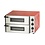 Combisteel Pizzaoven Dubbel 2x1 | 230V | 685x675x430(h)mm