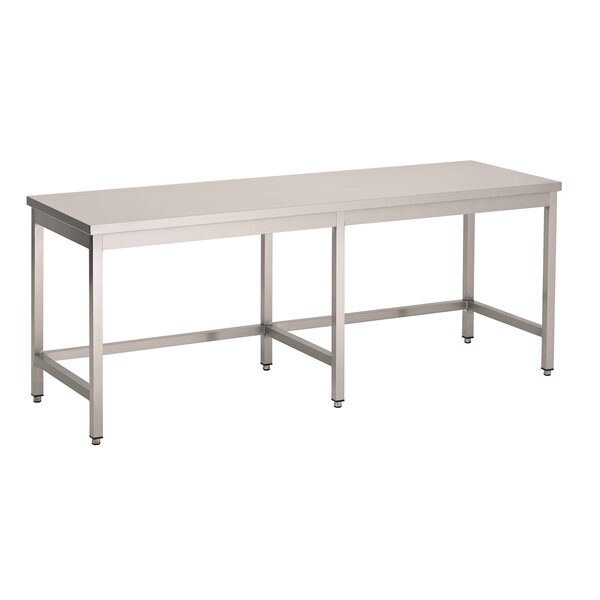 Combisteel Werktafel Open Onderstel | 2500x800x900(h)mm
