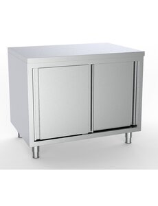 Combisteel Werktafel Schuifdeuren | 1200x600x850(h)mm