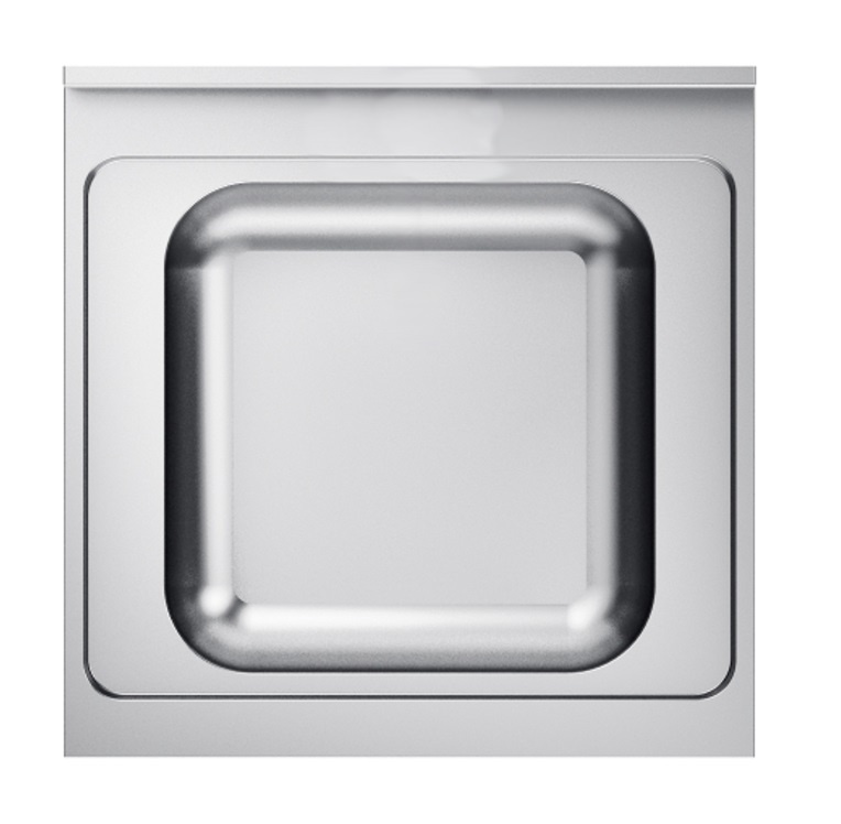 Combisteel Spoeltafelblad 1 Midden | 700x700x40(h)mm
