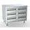 Combisteel Werktafel met 6 laden | 1000x700x850(h)mm