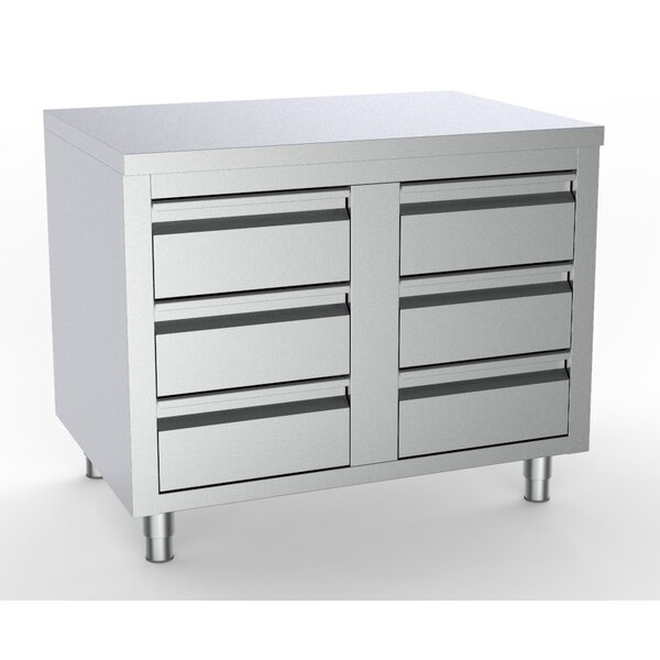 Combisteel Werktafel met 6 laden | 1000x700x850(h)mm