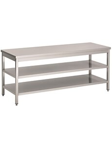 Combisteel Werktafel 2 Schappen | 1200x600x900(h)mm