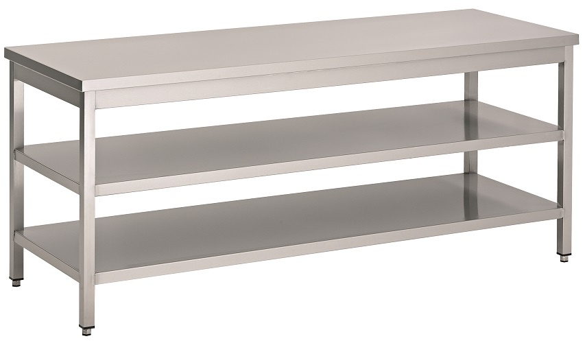 Combisteel Werktafel 2 Schappen | 1500x600x900(h)mm