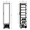 Combisteel Vrieskast 1 Glasdeur 221l | 230V | 494x521x1915(h)mm