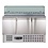 Combisteel Pizzawerkbank 3 Deuren | 230V | 1368x700x1180(h)mm