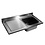 Combisteel Spoeltafelblad 2 Rechts | 2000x600x40(h)mm