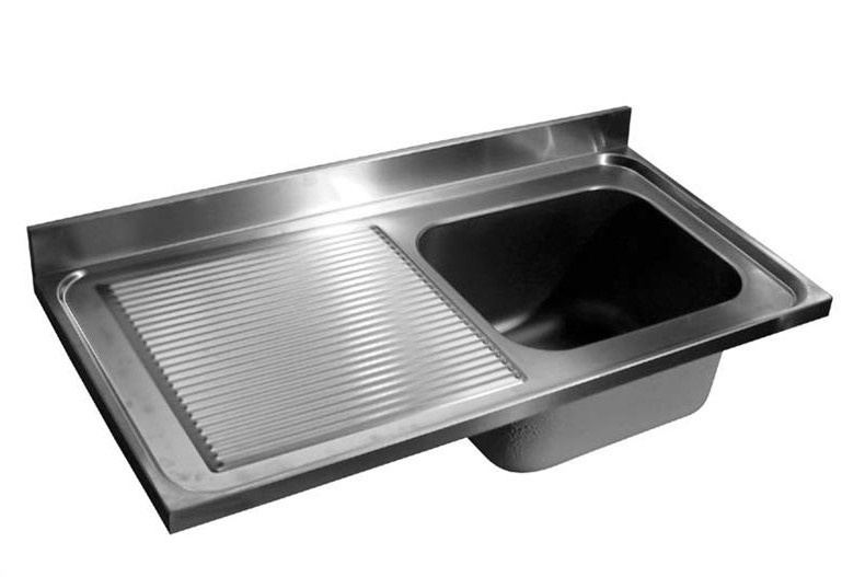 Combisteel Spoeltafelblad 2 Rechts | 2000x600x40(h)mm, foto 2 van 2