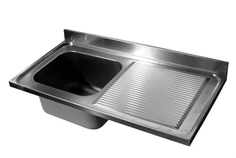 Combisteel Spoeltafelblad 2Links | 2000x600x40(h)mm, foto 2 van 2