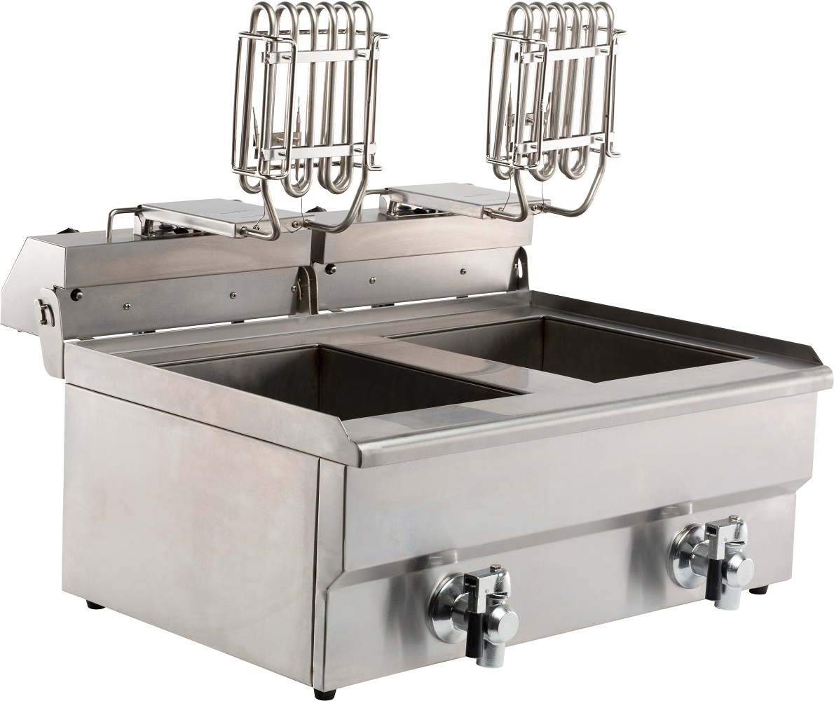 Combisteel Elektrische Tafelfriteuse 2x8L | Tafelmodel, foto 3 van 5