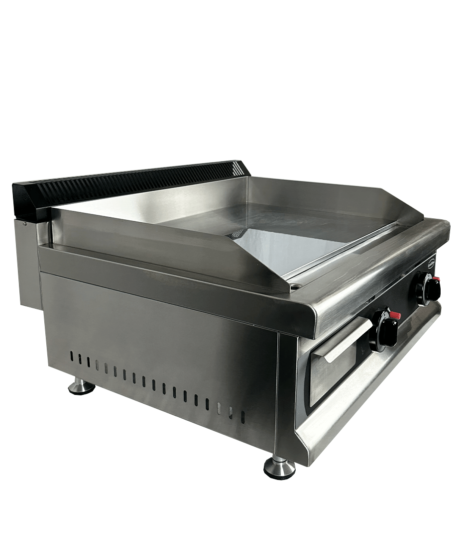 Combisteel Gasbakplaat Chroom 800 | Tafelmodel | 6kW, foto 3 van 6