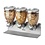 Bartscher Ontbijtgranendispenser 3x 3.5 liter | 540x170xH395 mm