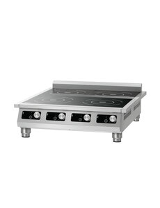 Bartscher Inductiekookplaat 4 pits | Tafelmodel | 4P 35-1 TCK | 2x7kW