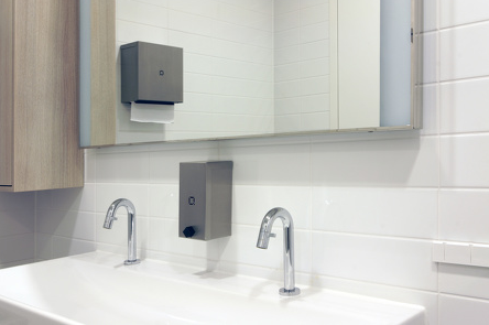 All Care Zeepdispenser 900 ml. navulbaar RVS | QSDR08 SSL, foto 3 van 4