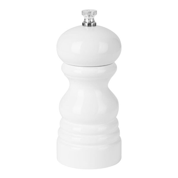 Olympia Olympia Zout- of pepermolen wit Hevea hout | Hoogte 125 mm.