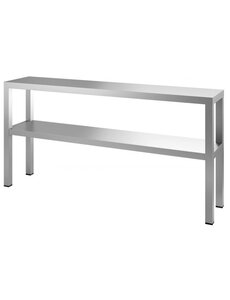 Combisteel Etagere met 2 niveaus | 30 cm. breed en 65 cm. hoog