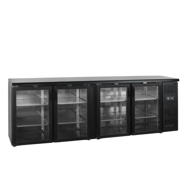 Tefcold Barkoeling 630L | CBC410G | 2542x513x860mm