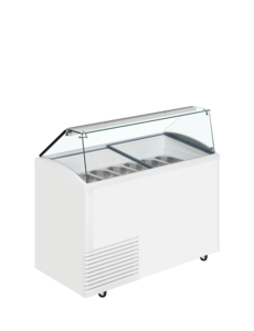 Tefcold Display voor schepijs 431L | UDRS10 | 1341x725x1235mm
