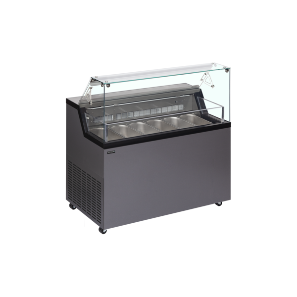 Tefcold Display voor schepijs 276L | MIRABELLA 6 | 1187x677x1190mm