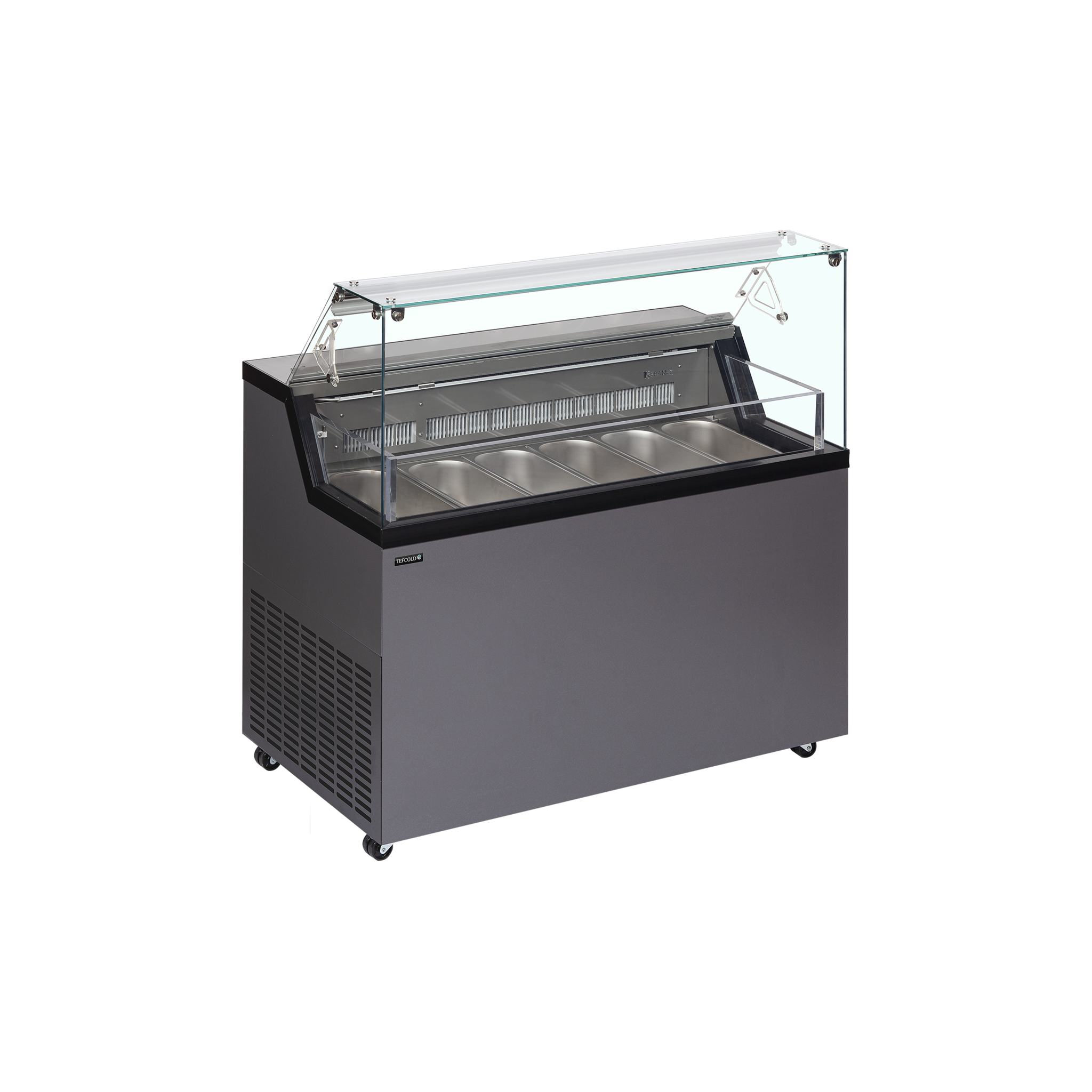 Tefcold Display voor schepijs 276L | MIRABELLA 6 | 1187x677x1190mm
