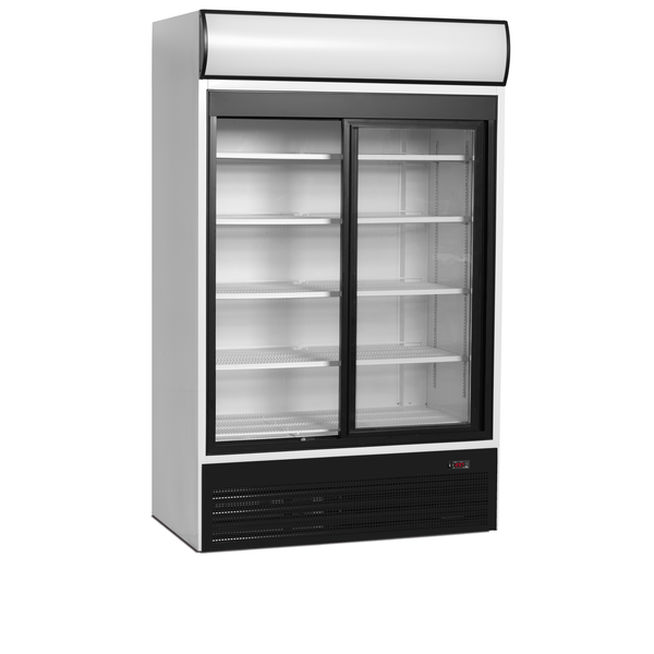 Tefcold Displaykoeler met schuifdeuren 967 liter | FSC1200S | 1200x740x2000mm