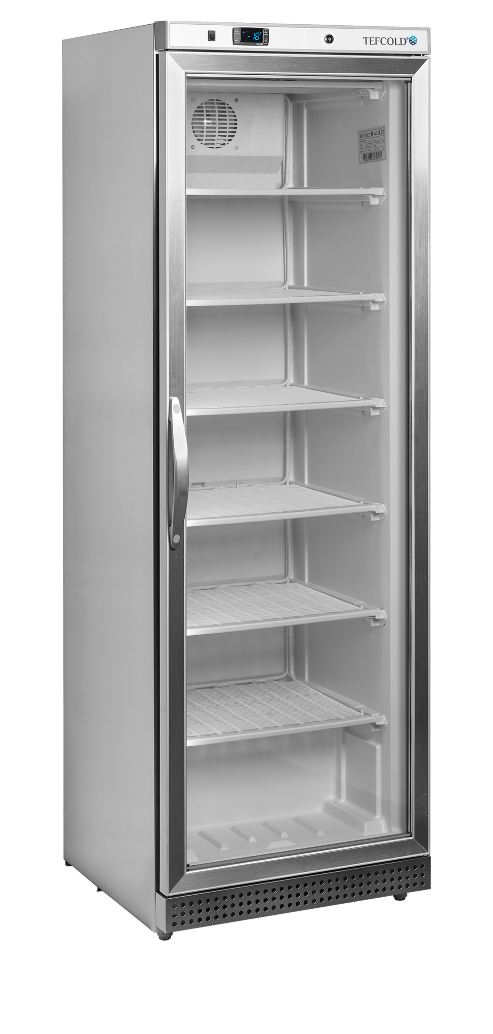 Tefcold Displayvrieskast 400L | UF400SG | 600x585x1855mm