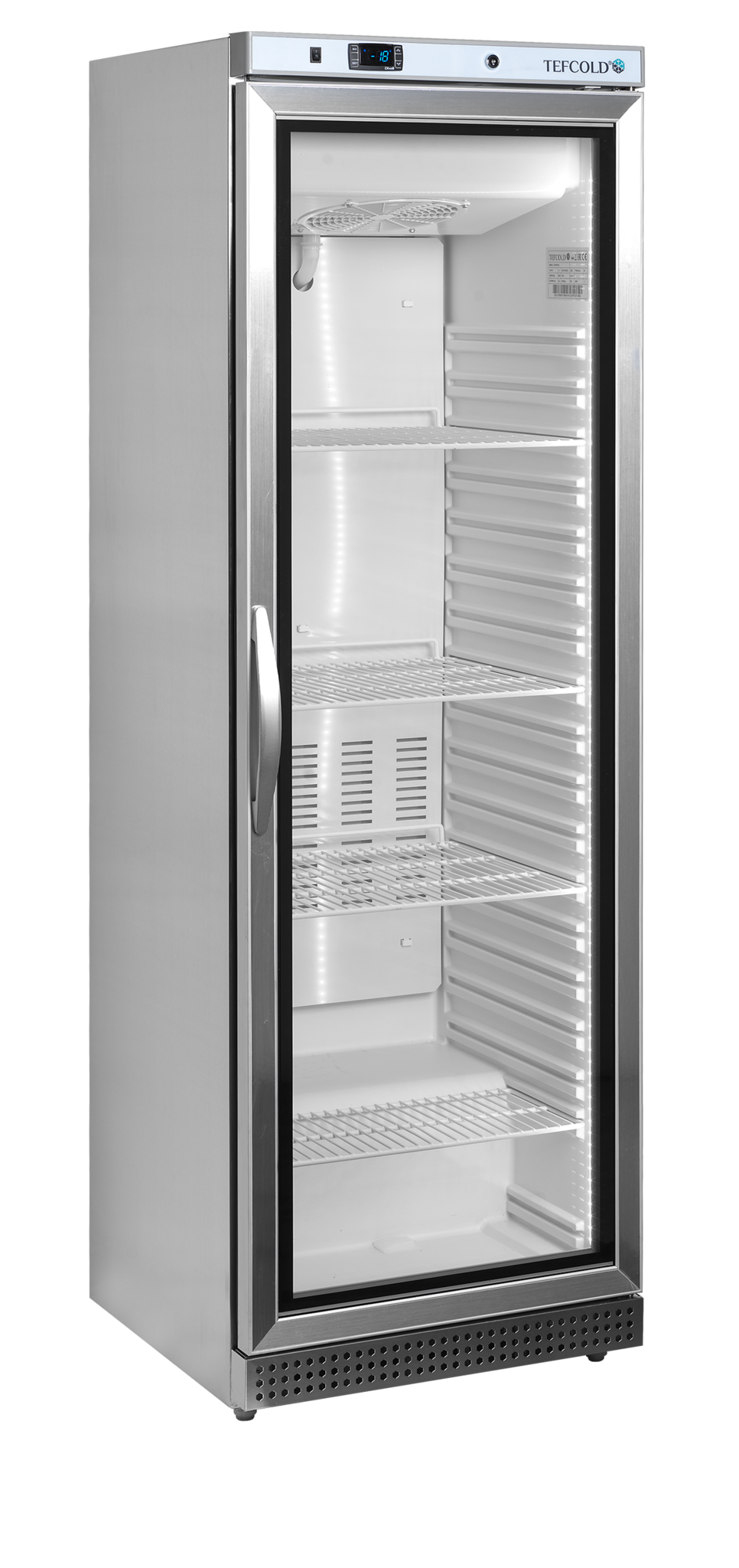 Tefcold Displayvrieskast 400L | UF400VSG | 600x585x1855mm