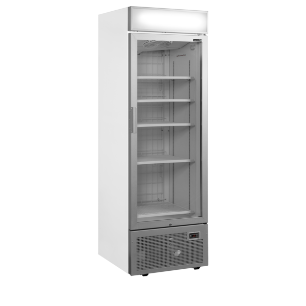 Tefcold Displayvrieskast 544L | UFSC1450GCP NF Silver | 680x761x2149mm