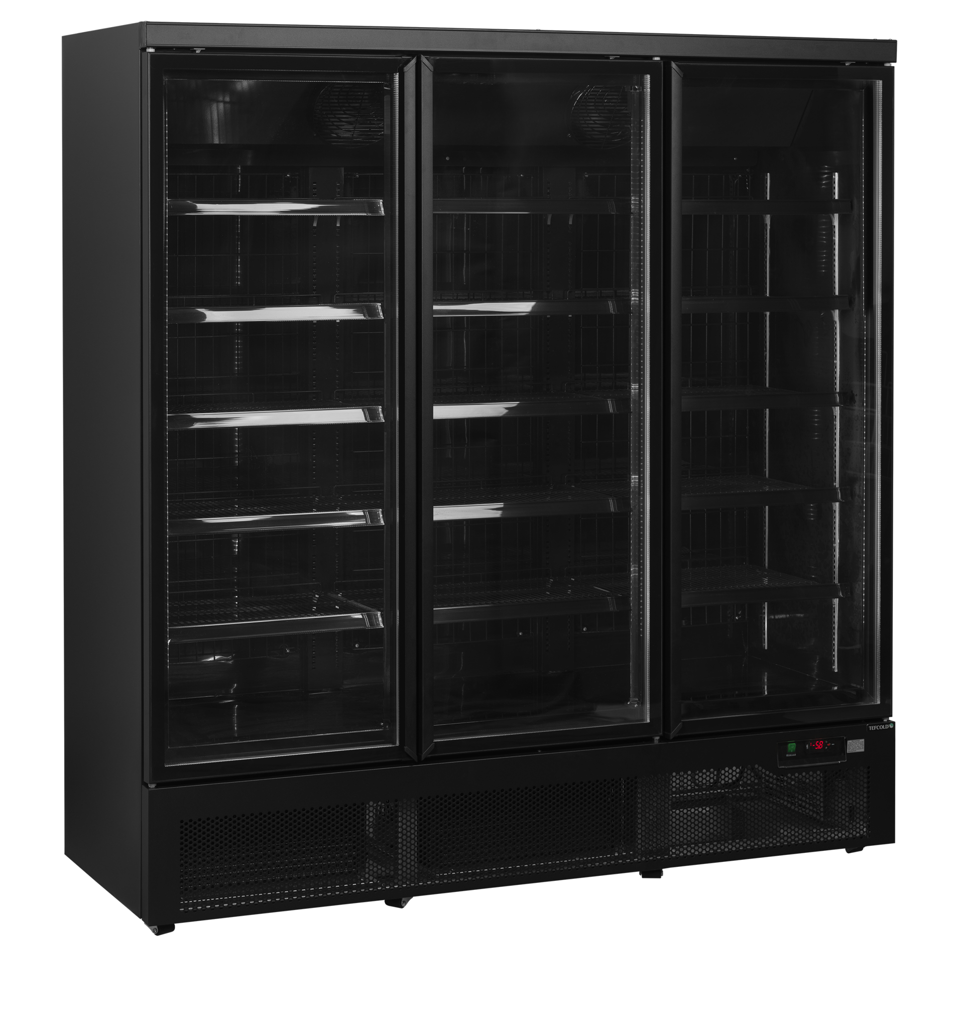 Tefcold Displayvrieskast 1563L | Atom Maxi F3DBB | 1880x760x2003mm