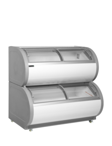 Tefcold Displayvrieskast met twee niveaus 450L | TD500 | 1210x790x1213mm