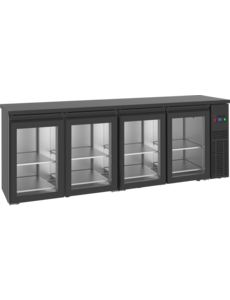 Tefcold Doorgeefbarkast - 4 deurs 680L | FGB249 DDG | 2490x610x950mm