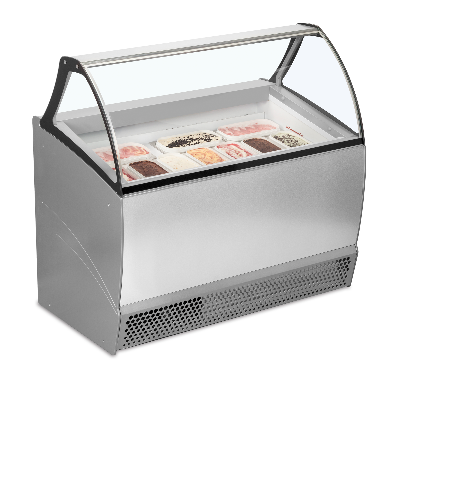 Tefcold Geventileerde display voor schepijs 300L | BERMUDA RV10 | 1340x800x1343mm