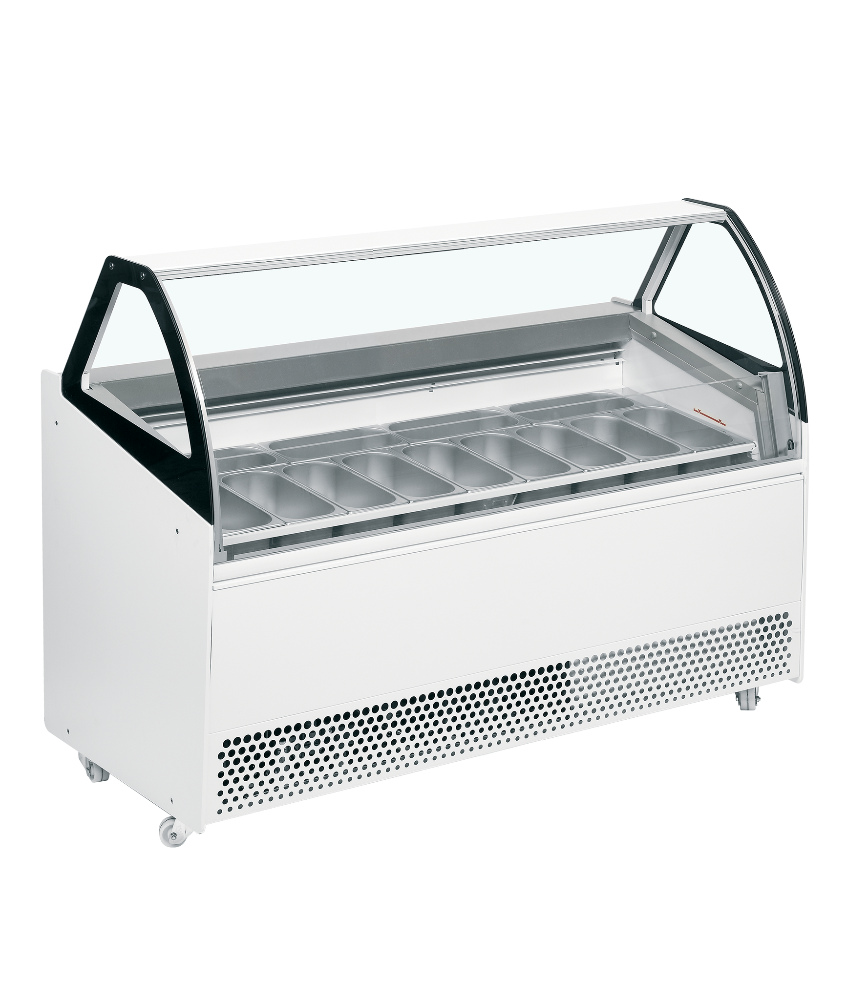 Tefcold Geventileerde display voor schepijs 395L | BERMUDA VIEW RV13 | 1670x814x1354mm
