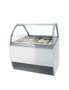 Tefcold Geventileerde display voor schepijs 630L | MILLENNIUM LX12 | 1166x1080x1356mm